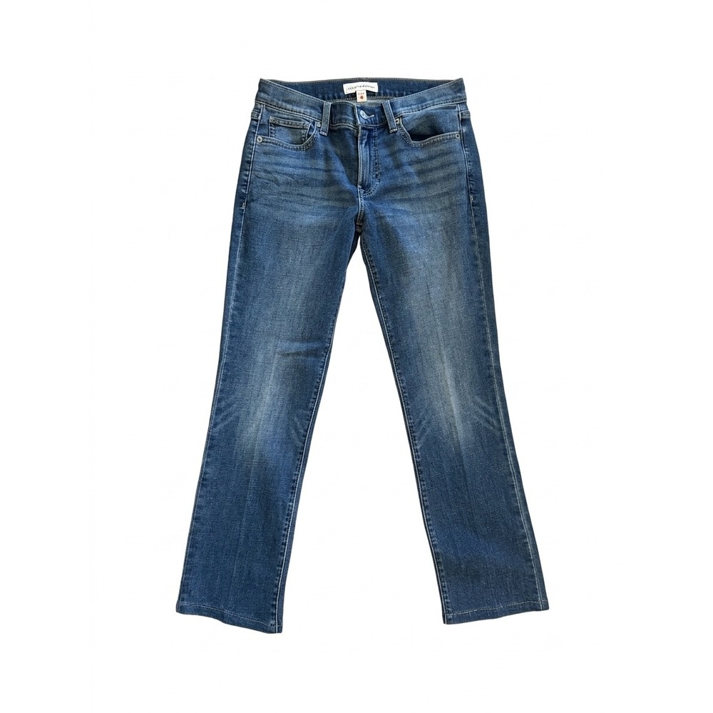 Lucky Brand Sweet Mid Rise Straight Jeans Blue Denim 6/28 A